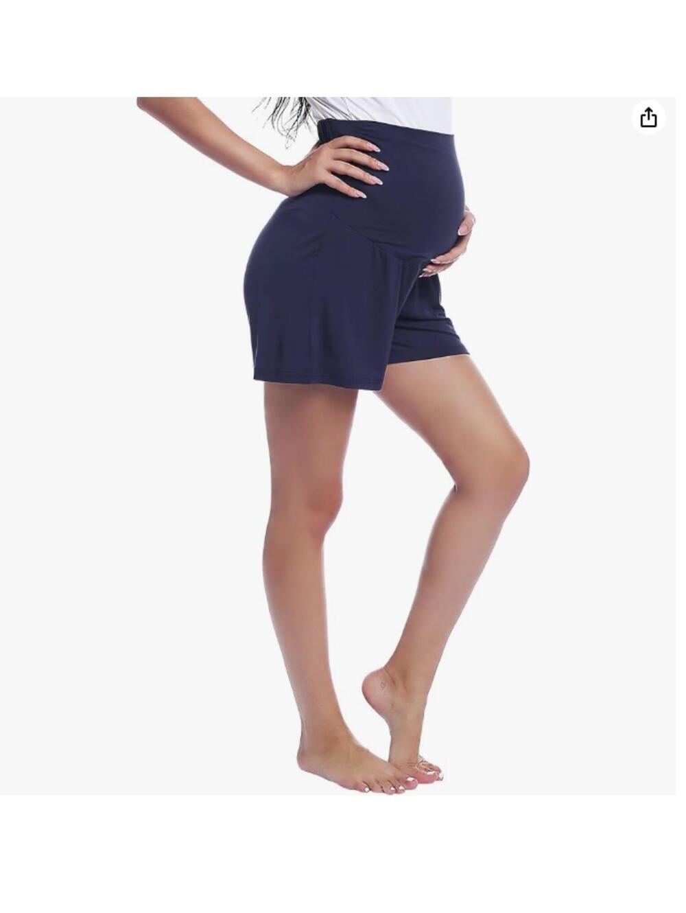 Joyaria Women Maternity Shorts Pajama Lounge Bamboo